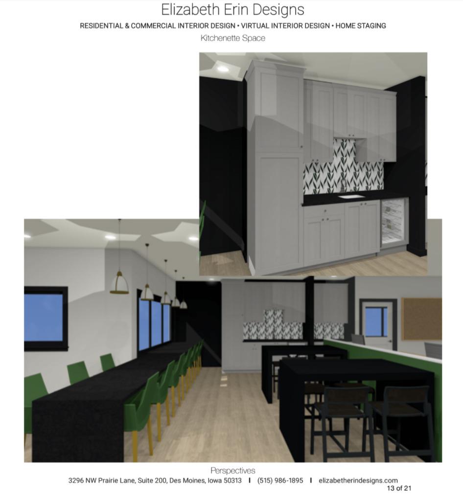 Example of a design we did for one of the community spaces | Elizabeth Erin Designs | National Interior Design Firm